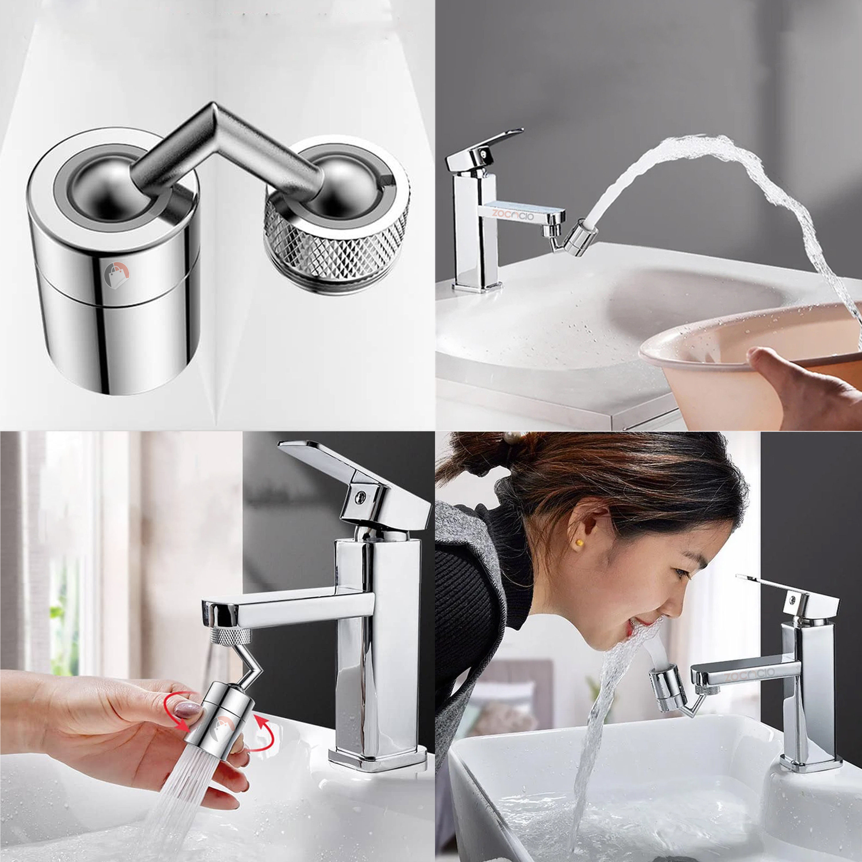 Miniatura 2 de Extensor De Grifo Giratorio 720º Ahorrad